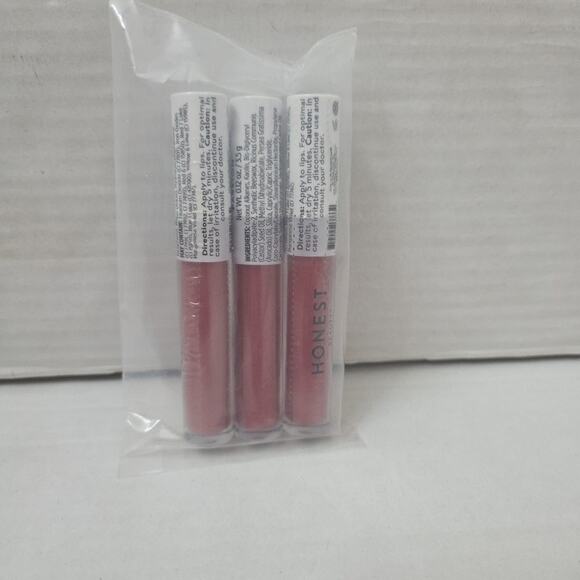 Honest Beauty Other - Lot of 3 New Honest Beauty Hydrating Liquid Lipstick Passion Cruelty Free Vegan